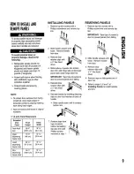 Предварительный просмотр 9 страницы Kenmore 596.50002100 Use And Care Manual