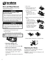 Предварительный просмотр 8 страницы Kenmore 596.57002600 Use & Care Manual