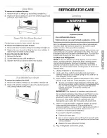 Предварительный просмотр 13 страницы Kenmore 596.6523*404 Use & Care Manual