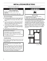 Предварительный просмотр 4 страницы Kenmore 596.6533*601 Use & Care Manual