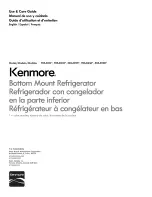 Предварительный просмотр 1 страницы Kenmore 596.6931 Series Use & Care Manual