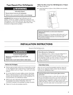 Предварительный просмотр 5 страницы Kenmore 596.6931 Series Use & Care Manual