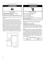 Предварительный просмотр 6 страницы Kenmore 596.6931 Series Use & Care Manual