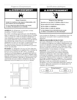 Предварительный просмотр 42 страницы Kenmore 596.6931 Series Use & Care Manual