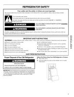 Preview for 3 page of Kenmore 596.7753*601 Series Use & Care Manual