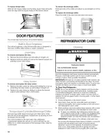 Preview for 16 page of Kenmore 596.7753*601 Series Use & Care Manual