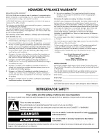 Preview for 3 page of Kenmore 596.793. SERIES Use & Care Manual