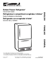 Kenmore 596 Series Use & Care Manual preview