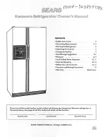 Preview for 1 page of Kenmore 59771 Owner'S Manual