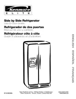 Preview for 1 page of Kenmore 5996 - Elite 25.5 cu. Ft. Refrigerator Use And Care Manual