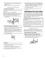 Preview for 14 page of Kenmore 5996 - Elite 25.5 cu. Ft. Refrigerator Use And Care Manual