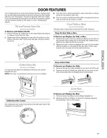 Preview for 17 page of Kenmore 5996 - Elite 25.5 cu. Ft. Refrigerator Use And Care Manual