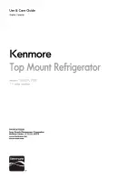 Preview for 1 page of Kenmore 6121 series Use And Care Manual