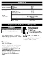 Preview for 6 page of Kenmore 6121 series Use And Care Manual