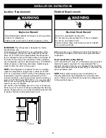 Preview for 8 page of Kenmore 6121 series Use And Care Manual