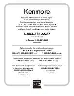 Preview for 29 page of Kenmore 6121 series Use And Care Manual