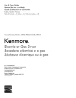 Kenmore 62342 Use & Care Manual preview