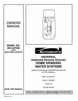 Kenmore 625.347050 Manual preview