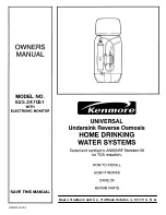 Preview for 1 page of Kenmore 625.347051 Manual
