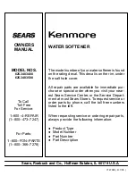 Предварительный просмотр 36 страницы Kenmore 625.348320 Owner'S Manual