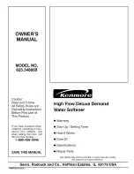 Kenmore 625.3486 Owner'S Manual preview