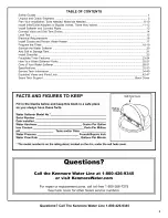 Preview for 3 page of Kenmore 625.383060 Owner'S Manual