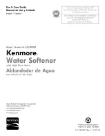 Kenmore 625.3835 Use And Care Manual preview