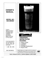 Kenmore 625.3845 Owner'S Manual preview