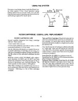 Preview for 8 page of Kenmore 625.384600 Owner'S Manual