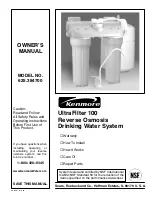 Preview for 1 page of Kenmore 625.384700 Manual