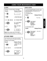 Предварительный просмотр 9 страницы Kenmore 6325 - 1.2 cu. Ft. Countertop Microwave Use And Care Manual