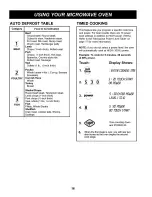 Предварительный просмотр 16 страницы Kenmore 6325 - 1.2 cu. Ft. Countertop Microwave Use And Care Manual