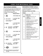 Предварительный просмотр 17 страницы Kenmore 6325 - 1.2 cu. Ft. Countertop Microwave Use And Care Manual