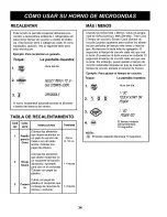 Предварительный просмотр 34 страницы Kenmore 6325 - 1.2 cu. Ft. Countertop Microwave Use And Care Manual