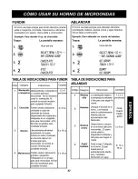 Предварительный просмотр 37 страницы Kenmore 6325 - 1.2 cu. Ft. Countertop Microwave Use And Care Manual