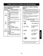 Предварительный просмотр 39 страницы Kenmore 6325 - 1.2 cu. Ft. Countertop Microwave Use And Care Manual