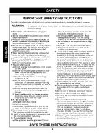 Preview for 4 page of Kenmore 63263 - 1.2 Full Design Microwave Use And Care Manual