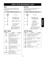 Preview for 16 page of Kenmore 63263 - 1.2 Full Design Microwave Use And Care Manual