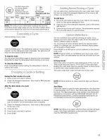 Preview for 13 page of Kenmore 656.17503 Use & Care Manual