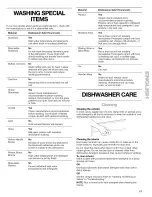 Preview for 17 page of Kenmore 656.17533 Use & Care Manual