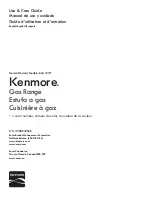 Kenmore 664.7512 Use & Care Manual предпросмотр