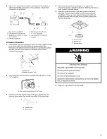 Предварительный просмотр 9 страницы Kenmore 66475272502 Installation Instructions Manual