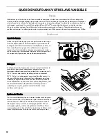 Preview for 62 page of Kenmore 665.1281x Use & Care Manual