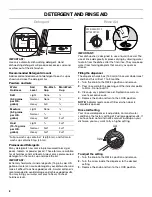 Предварительный просмотр 8 страницы Kenmore 665.1321 Use & Care Manual