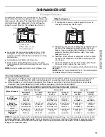 Предварительный просмотр 13 страницы Kenmore 665.1348 Series Use & Care Manual