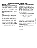 Preview for 3 page of Kenmore 665.1363 Use & Care Manual