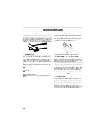 Preview for 20 page of Kenmore 665.1367 Series Use & Care Manual