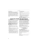 Preview for 46 page of Kenmore 665.1367 Series Use & Care Manual