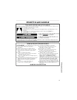 Preview for 47 page of Kenmore 665.1367 Series Use & Care Manual