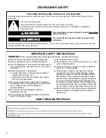 Preview for 4 page of Kenmore 665.1452 series Use & Care Manual